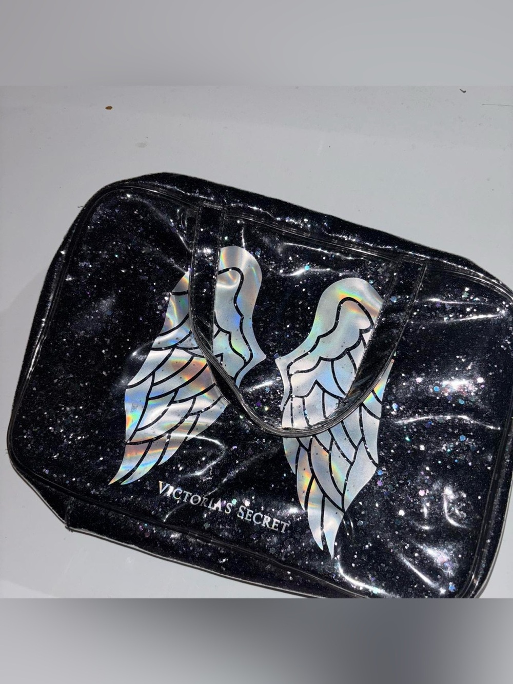 Victoria's Secret Black Toiletry Bag